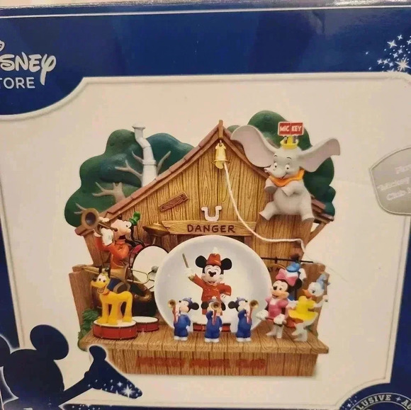 Disney Mickey Mouse Club Musical Snow Globe With Box Music Works - Picture 3 of 13